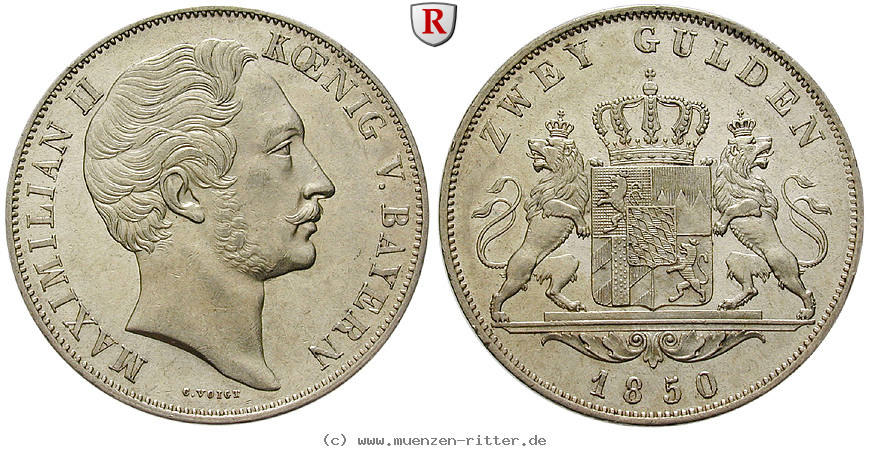 Klicken Sie auf das Bild um es auf Ihrem Rechner zu speichern bayern-maximilian-ii-doppelgulden/93258.jpg