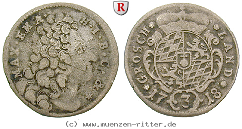 bayern-maximilian-ii-emanuel-3-kreuzer/41003.jpg