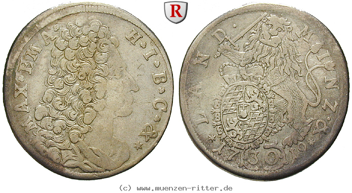 Klicken Sie auf das Bild um es auf Ihrem Rechner zu speichern bayern-maximilian-ii-emanuel-30-kreuzer/35932.jpg