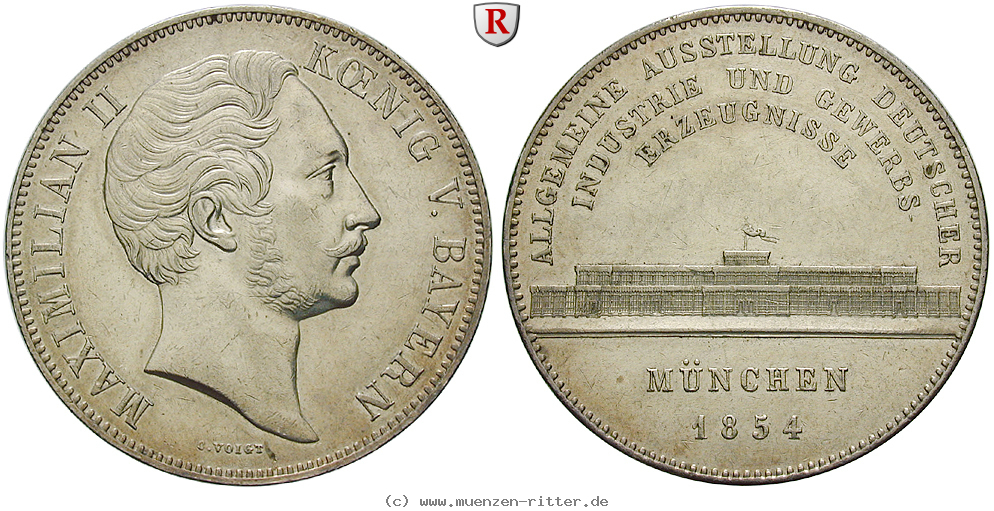 Klicken Sie auf das Bild um es auf Ihrem Rechner zu speichern bayern-maximilian-ii-geschichtsdoppeltaler/88168.jpg