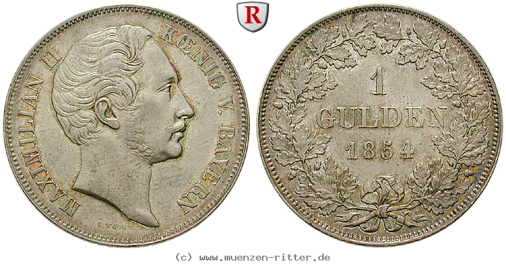 Klicken Sie auf das Bild um es auf Ihrem Rechner zu speichern bayern-maximilian-ii-gulden/90593.jpg