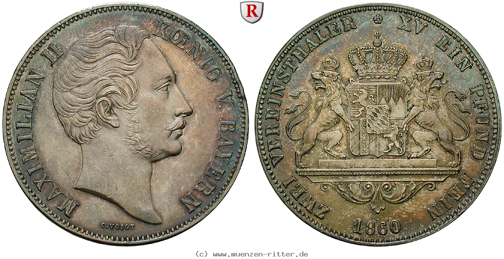 bayern-maximilian-ii-vereinsdoppeltaler/51378.jpg
