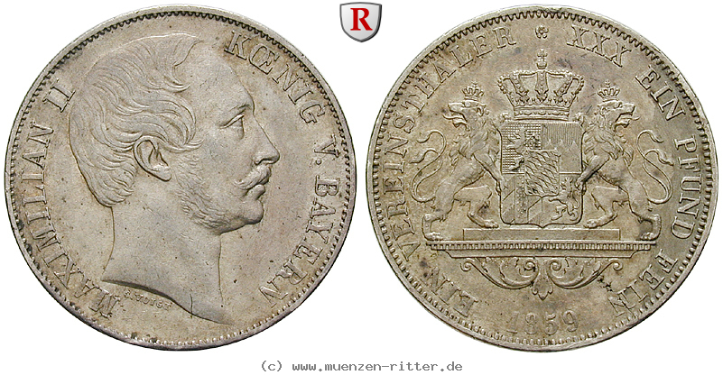 Klicken Sie auf das Bild um es auf Ihrem Rechner zu speichern bayern-maximilian-ii-vereinstaler/67165.jpg