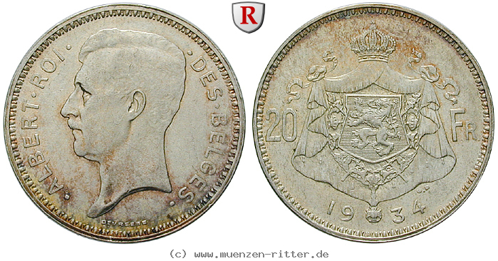 Klicken Sie auf das Bild um es auf Ihrem Rechner zu speichern belgien-albert-i-20-francs/66376.jpg