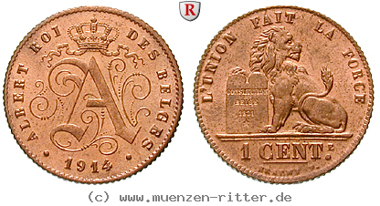 belgien-albert-i-centime/66364.jpg