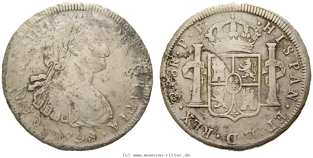 Klicken Sie auf das Bild um es auf Ihrem Rechner zu speichern bolivien-carlos-iv-8-reales/30590.jpg