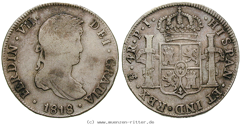 Klicken Sie auf das Bild um es auf Ihrem Rechner zu speichern bolivien-ferdinand-vii-4-reales/13253.jpg