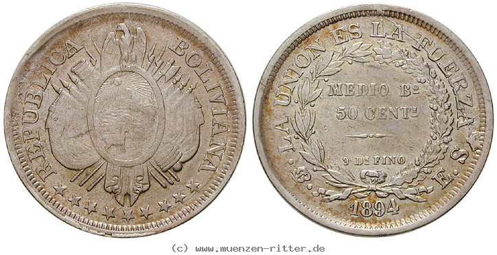 Klicken Sie auf das Bild um es auf Ihrem Rechner zu speichern bolivien-republik-50-centavos/13398.jpg