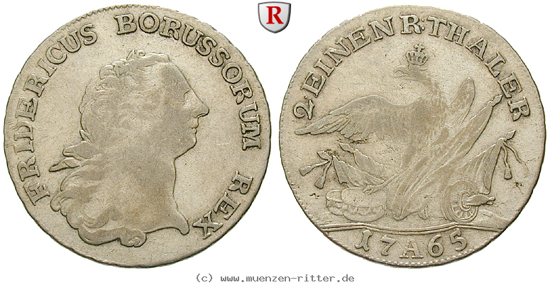 Klicken Sie auf das Bild um es auf Ihrem Rechner zu speichern brandenburg-preussen-friedrich-ii-1-2-reichstaler/eadt8282.jpg