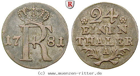 Klicken Sie auf das Bild um es auf Ihrem Rechner zu speichern brandenburg-preussen-friedrich-ii-1-24-taler/42898.jpg