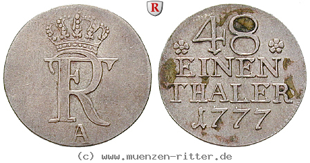 Klicken Sie auf das Bild um es auf Ihrem Rechner zu speichern brandenburg-preussen-friedrich-ii-1-48-taler/14702.jpg