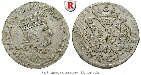 Klicken Sie auf das Bild um es auf Ihrem Rechner zu speichern brandenburg-preussen-friedrich-ii-6-kreuzer/85927.jpg