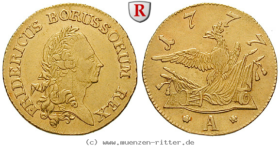Klicken Sie auf das Bild um es auf Ihrem Rechner zu speichern brandenburg-preussen-friedrich-ii-friedrichs-d-or/60325.jpg