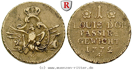Klicken Sie auf das Bild um es auf Ihrem Rechner zu speichern brandenburg-preussen-friedrich-ii-passiergewicht-fuer-1-louis-d-or/53876.jpg