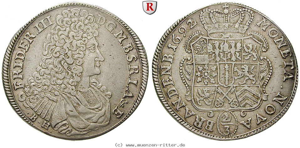 Klicken Sie auf das Bild um es auf Ihrem Rechner zu speichern brandenburg-preussen-friedrich-iii-2-3-taler/79360.jpg
