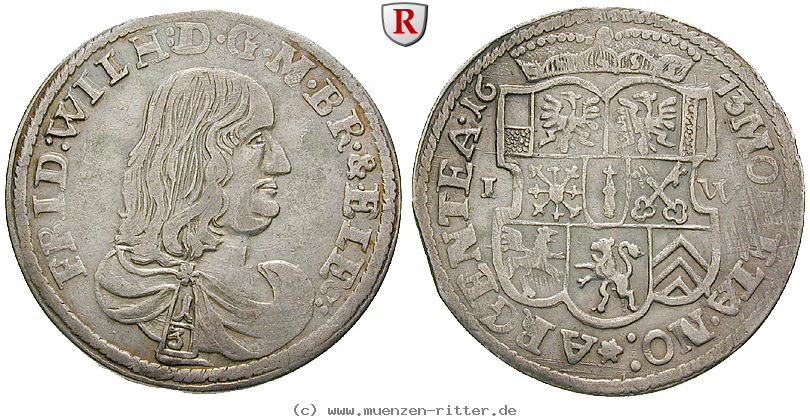 Klicken Sie auf das Bild um es auf Ihrem Rechner zu speichern brandenburg-preussen-friedrich-wilhelm-1-3-taler/82091.jpg