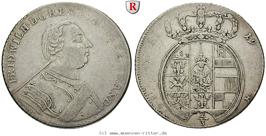 Klicken Sie auf das Bild um es auf Ihrem Rechner zu speichern brandenburg-preussen-friedrich-wilhelm-i-2-3-taler/79740.jpg