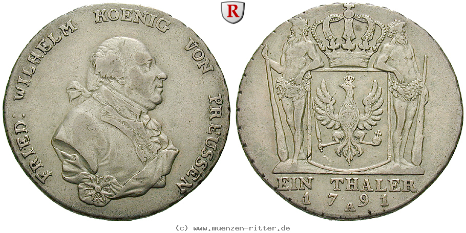 Klicken Sie auf das Bild um es auf Ihrem Rechner zu speichern brandenburg-preussen-friedrich-wilhelm-ii-taler/36147.jpg