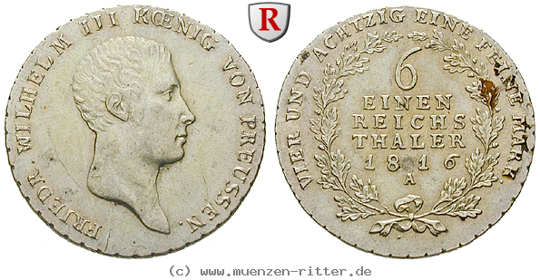 Klicken Sie auf das Bild um es auf Ihrem Rechner zu speichern brandenburg-preussen-friedrich-wilhelm-iii-1-6-taler/54606.jpg
