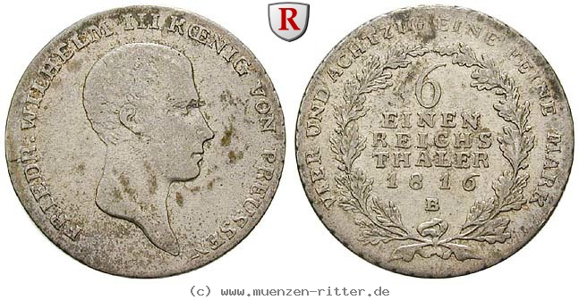 Klicken Sie auf das Bild um es auf Ihrem Rechner zu speichern brandenburg-preussen-friedrich-wilhelm-iii-1-6-taler/81666.jpg