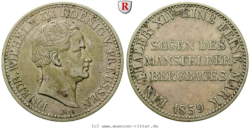 Klicken Sie auf das Bild um es auf Ihrem Rechner zu speichern brandenburg-preussen-friedrich-wilhelm-iii-ausbeutetaler/eadt2372.jpg