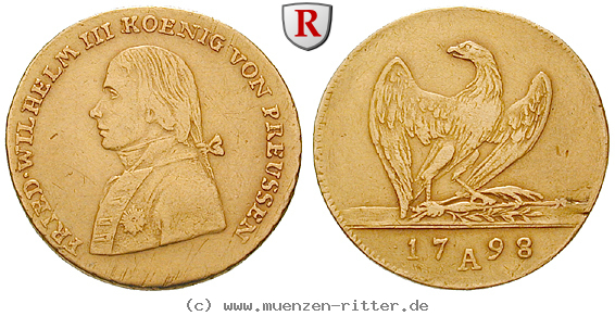 Klicken Sie auf das Bild um es auf Ihrem Rechner zu speichern brandenburg-preussen-friedrich-wilhelm-iii-friedrichs-d-or/52376.jpg