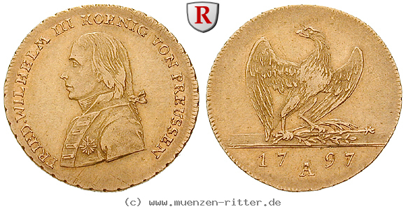 Klicken Sie auf das Bild um es auf Ihrem Rechner zu speichern brandenburg-preussen-friedrich-wilhelm-iii-friedrichs-d-or/52770.jpg