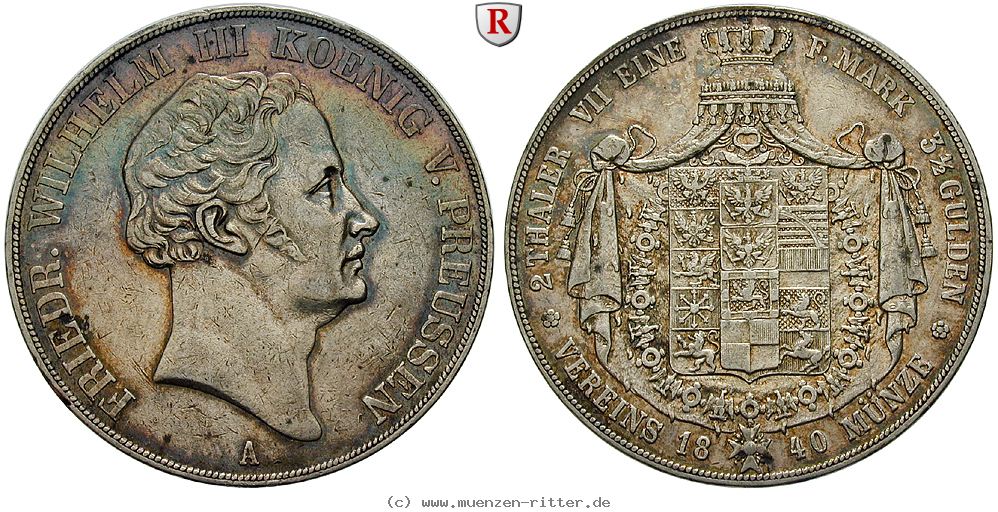 Klicken Sie auf das Bild um es auf Ihrem Rechner zu speichern brandenburg-preussen-friedrich-wilhelm-iii-vereinsdoppeltaler/91232.jpg