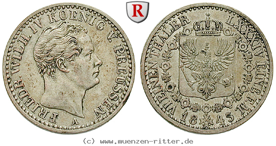 Klicken Sie auf das Bild um es auf Ihrem Rechner zu speichern brandenburg-preussen-friedrich-wilhelm-iv-1-6-taler/68982.jpg