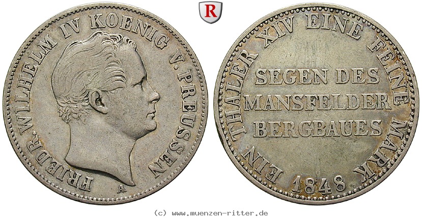 Klicken Sie auf das Bild um es auf Ihrem Rechner zu speichern brandenburg-preussen-friedrich-wilhelm-iv-ausbeutetaler/101417.jpg