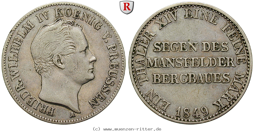 Klicken Sie auf das Bild um es auf Ihrem Rechner zu speichern brandenburg-preussen-friedrich-wilhelm-iv-ausbeutetaler/101418.jpg