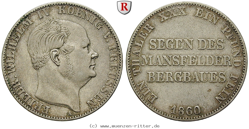 Klicken Sie auf das Bild um es auf Ihrem Rechner zu speichern brandenburg-preussen-friedrich-wilhelm-iv-ausbeutetaler/101759.jpg