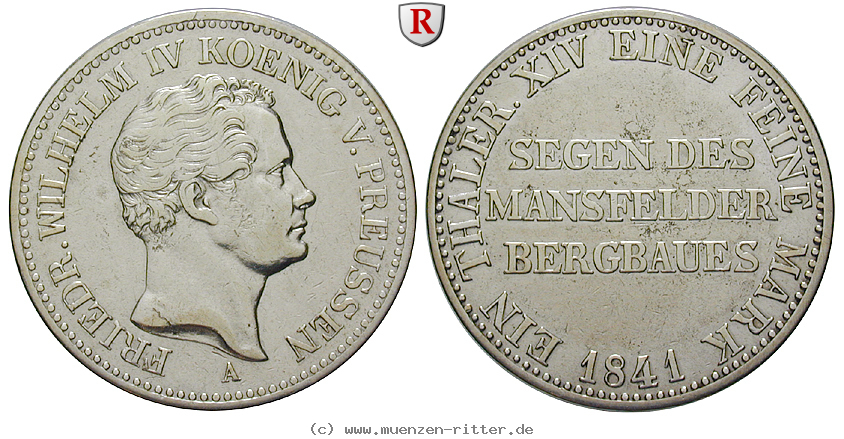 Klicken Sie auf das Bild um es auf Ihrem Rechner zu speichern brandenburg-preussen-friedrich-wilhelm-iv-ausbeutetaler/26965.jpg