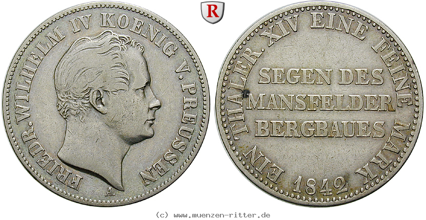 Klicken Sie auf das Bild um es auf Ihrem Rechner zu speichern brandenburg-preussen-friedrich-wilhelm-iv-ausbeutetaler/58309.jpg