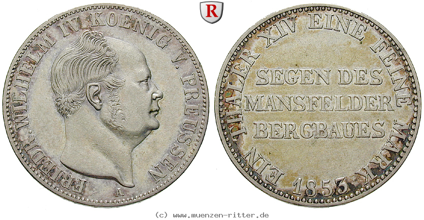 Klicken Sie auf das Bild um es auf Ihrem Rechner zu speichern brandenburg-preussen-friedrich-wilhelm-iv-ausbeutetaler/79768.jpg