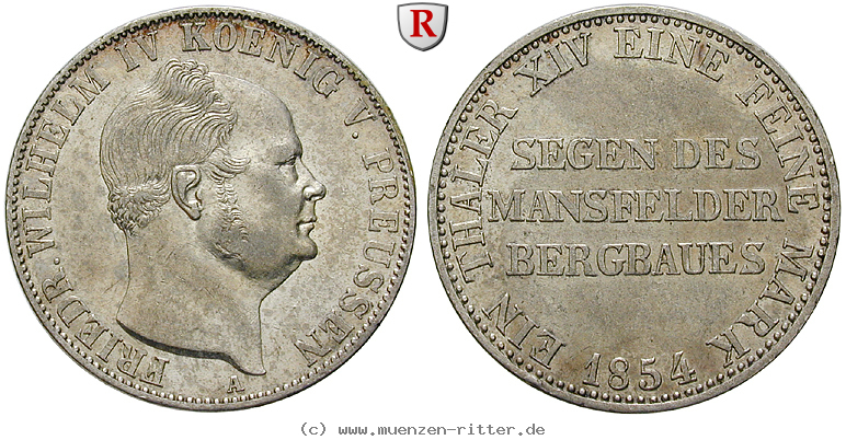 Klicken Sie auf das Bild um es auf Ihrem Rechner zu speichern brandenburg-preussen-friedrich-wilhelm-iv-ausbeutetaler/86506.jpg