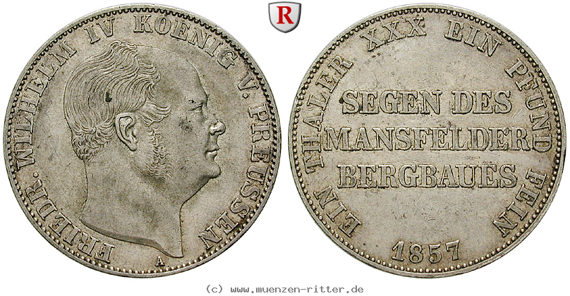 brandenburg-preussen-friedrich-wilhelm-iv-ausbeutevereinstaler/26968.jpg