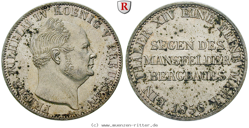brandenburg-preussen-friedrich-wilhelm-iv-ausbeutevereinstaler/66172.jpg