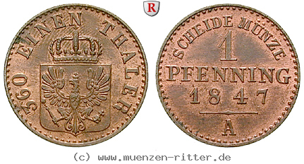 Klicken Sie auf das Bild um es auf Ihrem Rechner zu speichern brandenburg-preussen-friedrich-wilhelm-iv-pfennig/28138.jpg