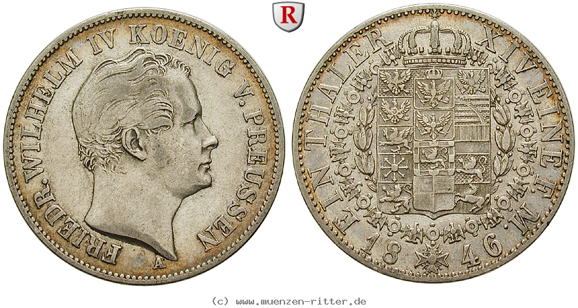 Klicken Sie auf das Bild um es auf Ihrem Rechner zu speichern brandenburg-preussen-friedrich-wilhelm-iv-taler/35393.jpg