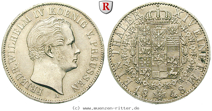 Klicken Sie auf das Bild um es auf Ihrem Rechner zu speichern brandenburg-preussen-friedrich-wilhelm-iv-taler/39739.jpg