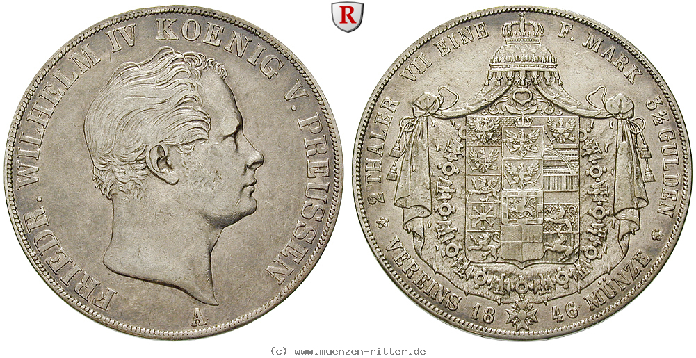Klicken Sie auf das Bild um es auf Ihrem Rechner zu speichern brandenburg-preussen-friedrich-wilhelm-iv-vereinsdoppeltaler/76065.jpg