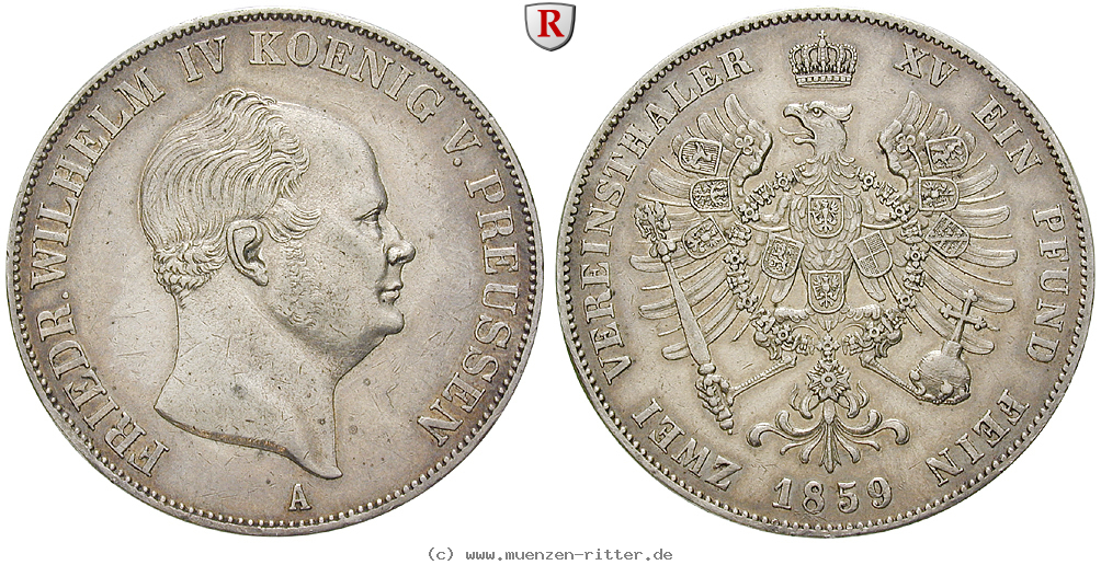brandenburg-preussen-friedrich-wilhelm-iv-vereinsdoppeltaler/76069.jpg
