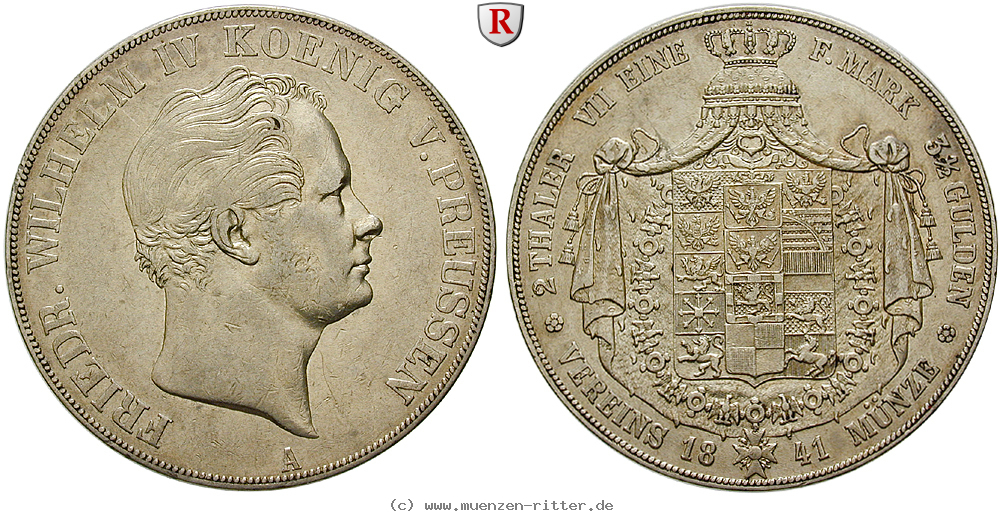 brandenburg-preussen-friedrich-wilhelm-iv-vereinsdoppeltaler/89059.jpg