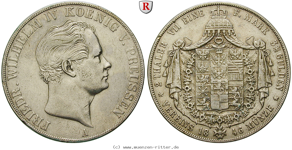Klicken Sie auf das Bild um es auf Ihrem Rechner zu speichern brandenburg-preussen-friedrich-wilhelm-iv-vereinsdoppeltaler/94851.jpg