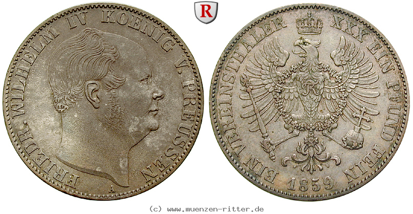 brandenburg-preussen-friedrich-wilhelm-iv-vereinstaler/26963.jpg