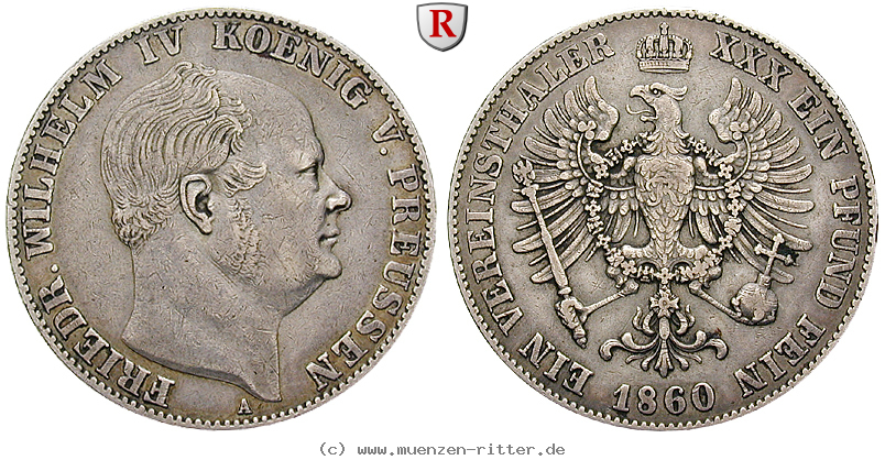 brandenburg-preussen-friedrich-wilhelm-iv-vereinstaler/82110.jpg