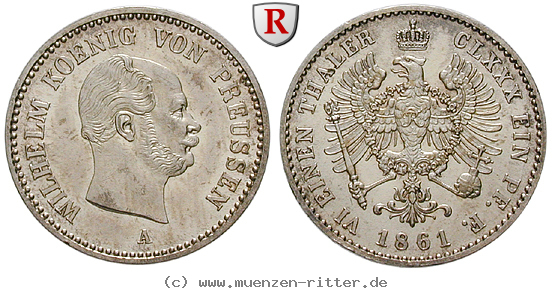 brandenburg-preussen-wilhelm-i-1-6-taler/15771.jpg