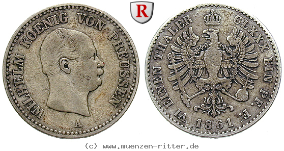 brandenburg-preussen-wilhelm-i-1-6-taler/28864.jpg