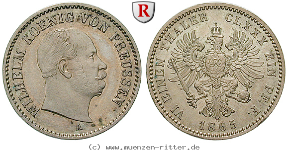 brandenburg-preussen-wilhelm-i-1-6-taler/67069.jpg